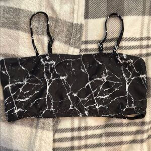 SHEIN Black and White Bikini Swimwear